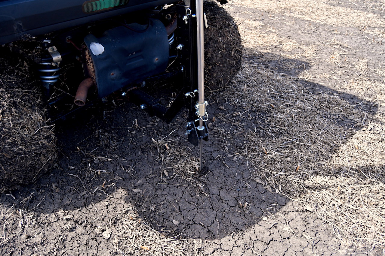 A photo of an Amity soil sampler used to sample soil and recorded by FarmQA.