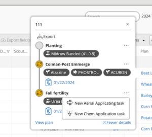 Custom crop plan workflow in QA Advisor.